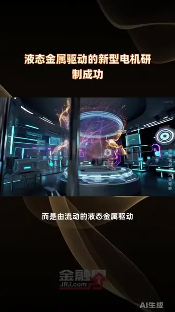 液態(tài)金屬驅(qū)動的新型電機研制成功 |快報